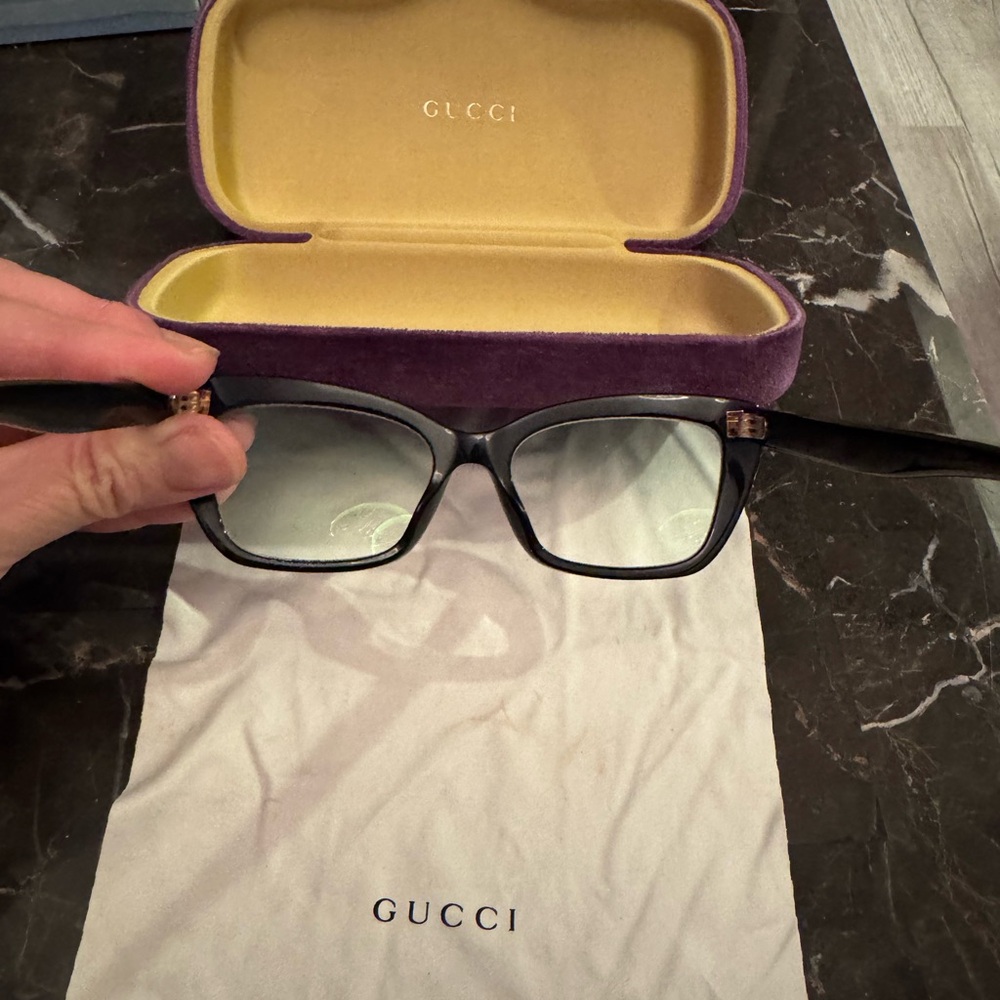 Gucci Black  Women's Glasses - Picture 5 of 6